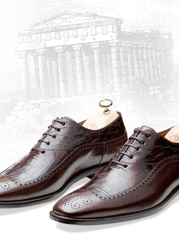 Luxury Calf Skin Leather Shoes For Men