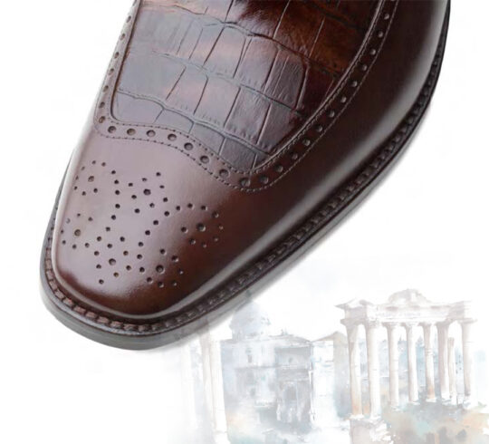 Luxury Calf Skin Leather Shoes For Men