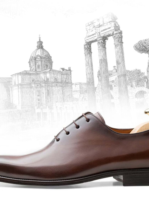 Handcrafted Calf Skin Leather Shoes For Men